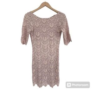Nightcap Lace Open Back Dress